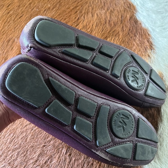 Michael kors purple flats size 7 - Picture 3 of 5